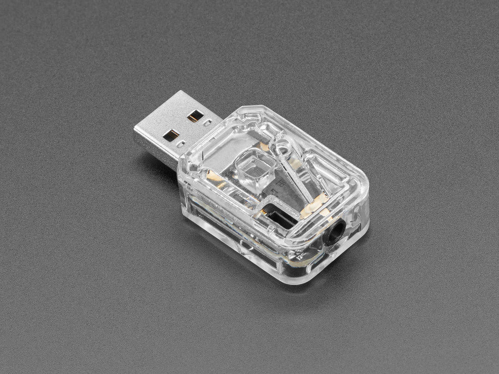 Transparent Snap-on Protective Enclosure Specially Designed for Adafruit TRRS Trinkey