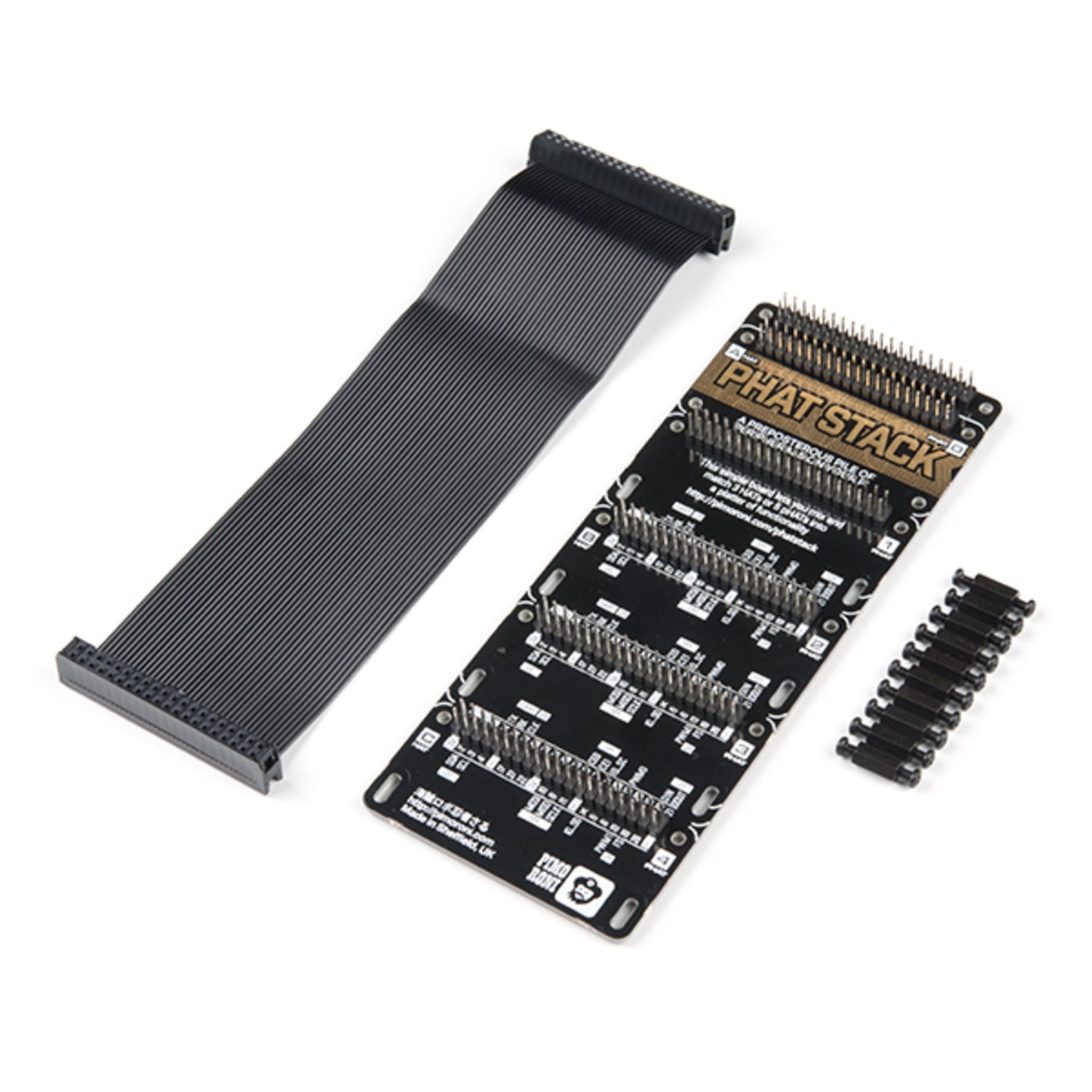 Fully Assembled Pimoroni pHAT Stack Kit for Raspberry Pi - An All - in - One Peripheral Expansion Solution