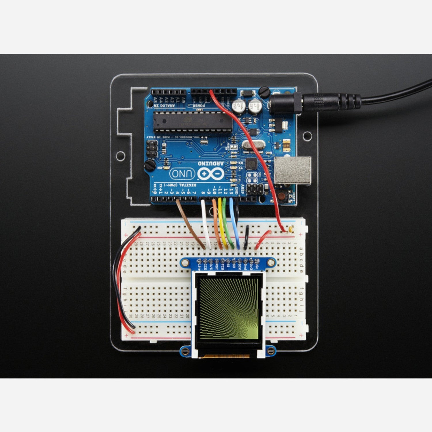 Adafruit Colorful 1.44 - Inch TFT LCD Display Module with MicroSD Card Breakout and ST7735R Driver