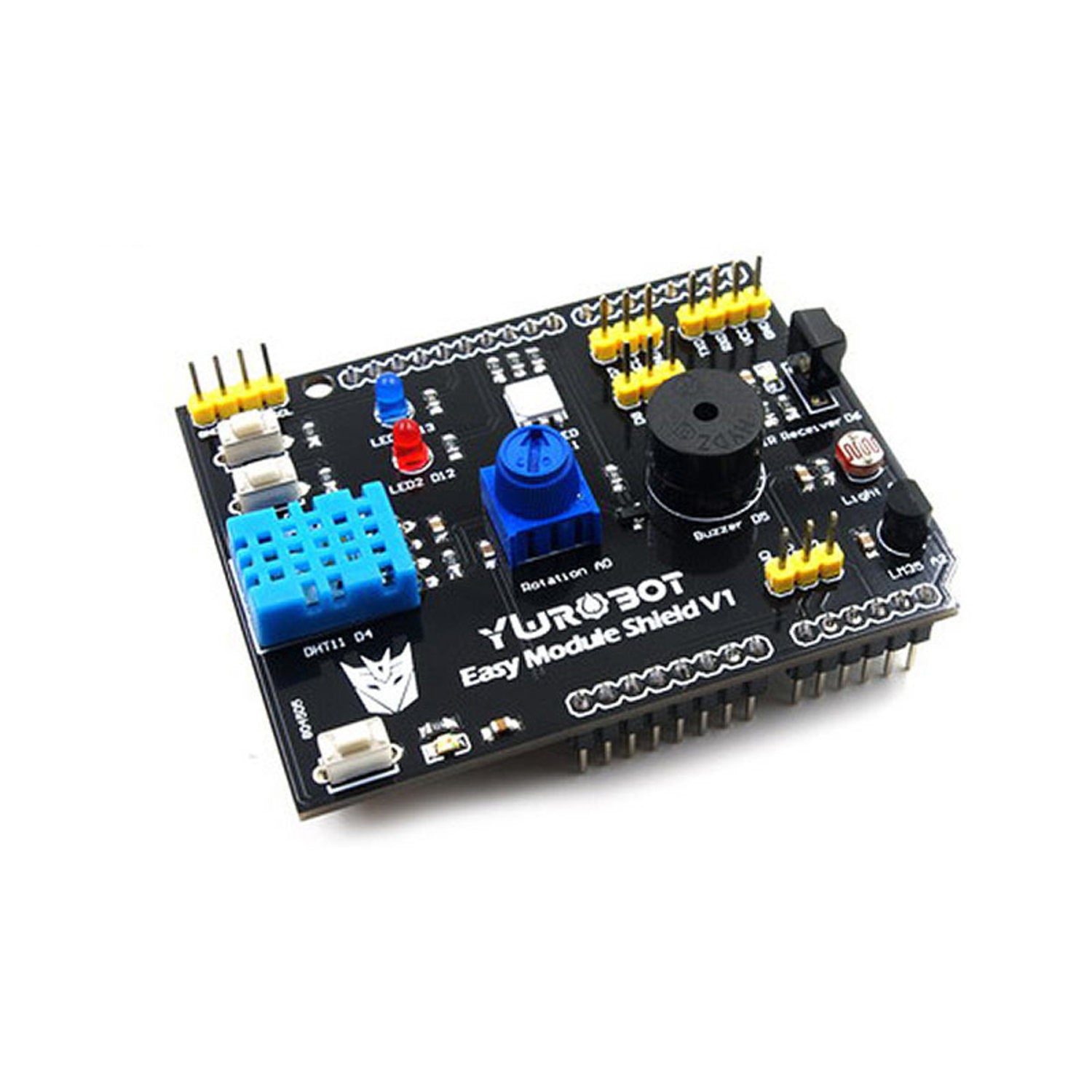 Easy-to-Use Multifunctional Temperature and Humidity Module Shield for Arduino UNO