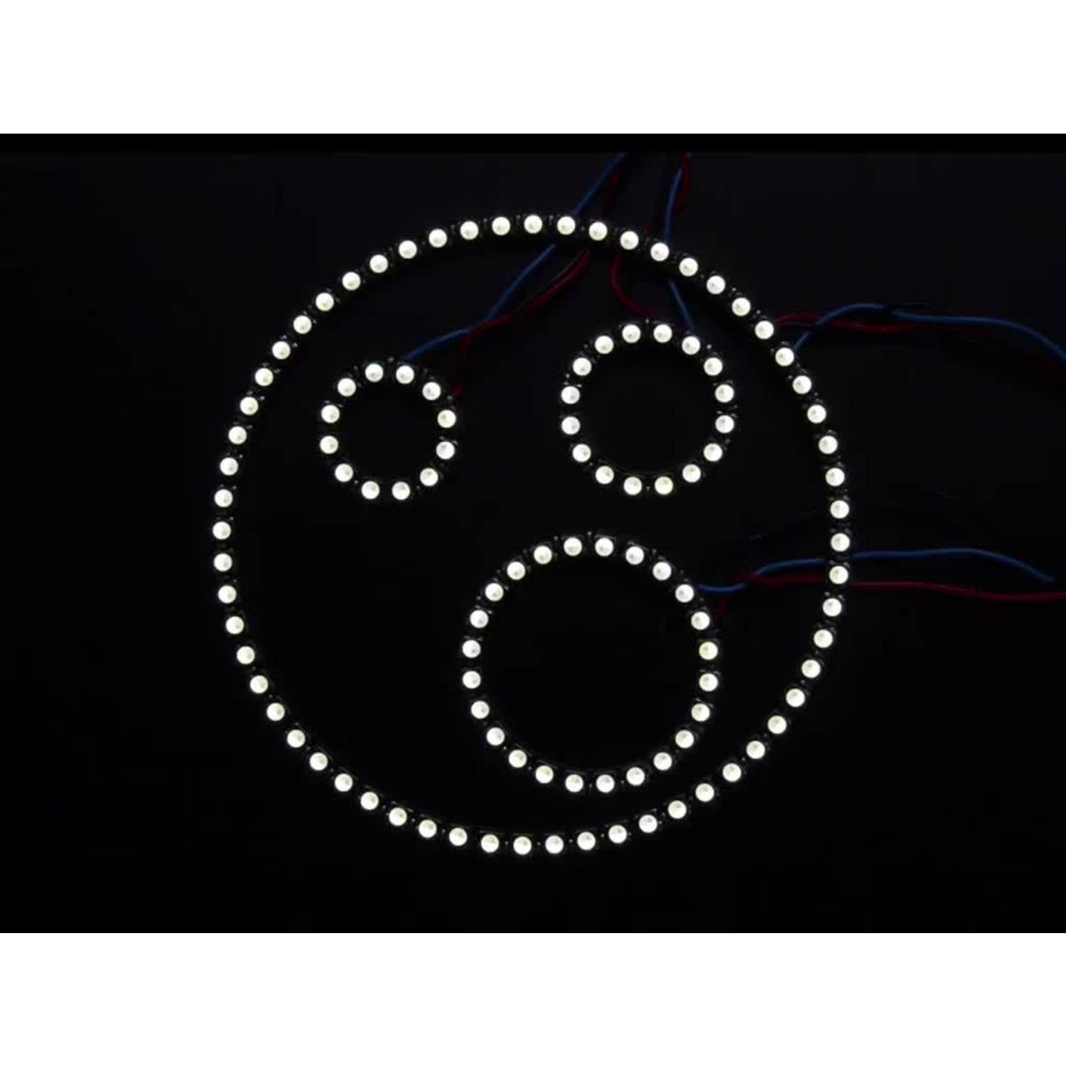 Smart Chainable NeoPixel LED Rings for Various Microcontrollers