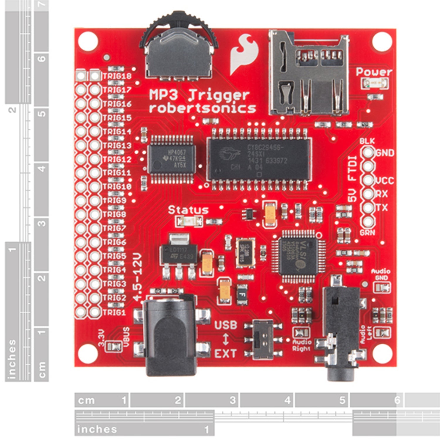 MP3 Trigger Board for Easy Sound Integration in Projects