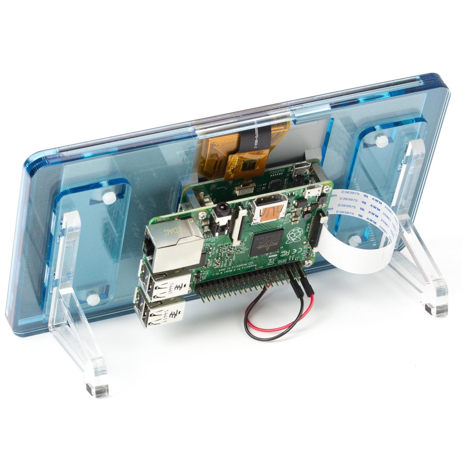 Pibow Jade Colored Touchscreen Frame for 7-Inch Raspberry Pi