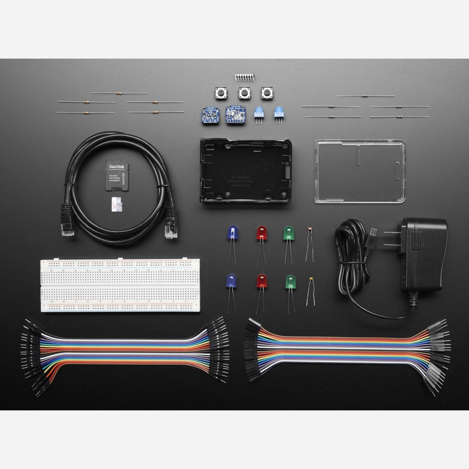 Comprehensive Microsoft Internet of Things Starter Pack for Raspberry Pi 3 without Raspberry Pi 3 Unit