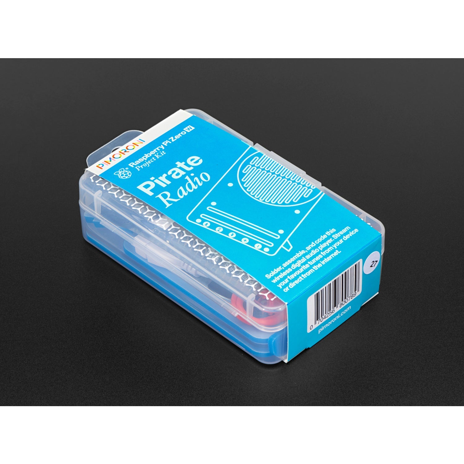 Pimoroni Pirate Radio - Raspberry Pi Zero W Internet Radio Project Kit for DIY Enthusiasts