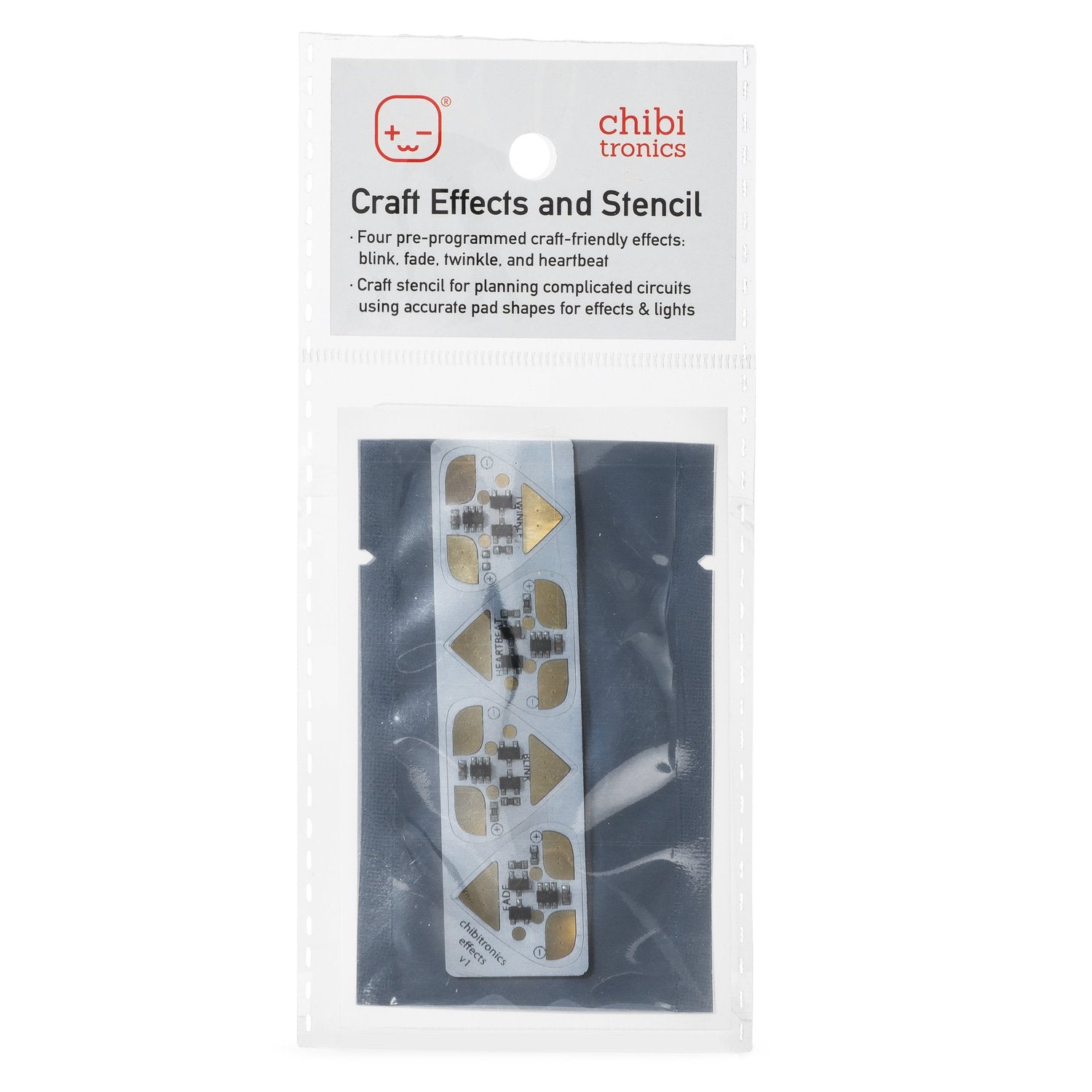 Chibitronics Electronic Effects Stickers and Craft Stencil for LED Control