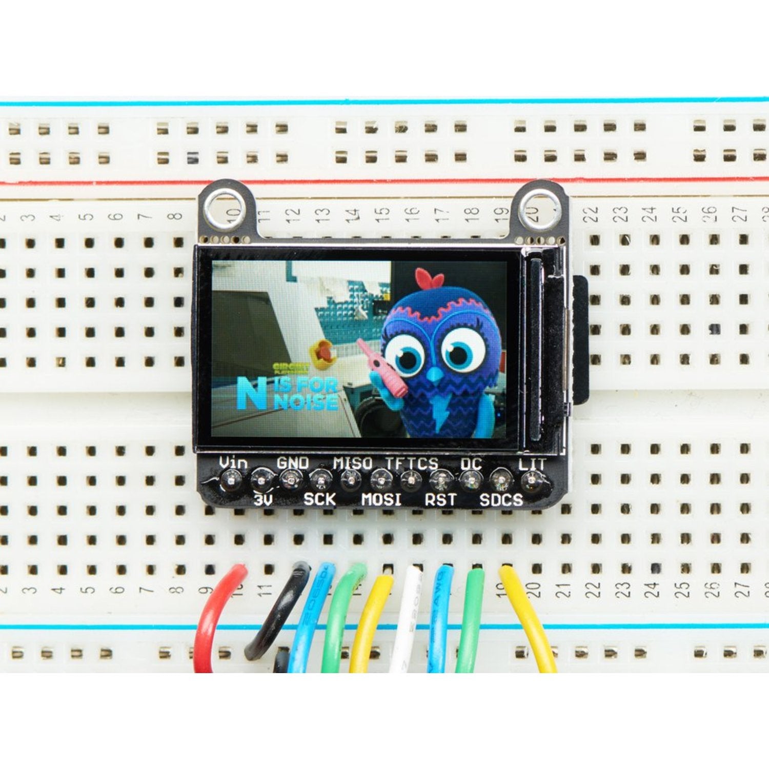 Adafruit High - Resolution 1.14 - inch 240x135 Color TFT Display Module with MicroSD Card Breakout and ST7789 Driver