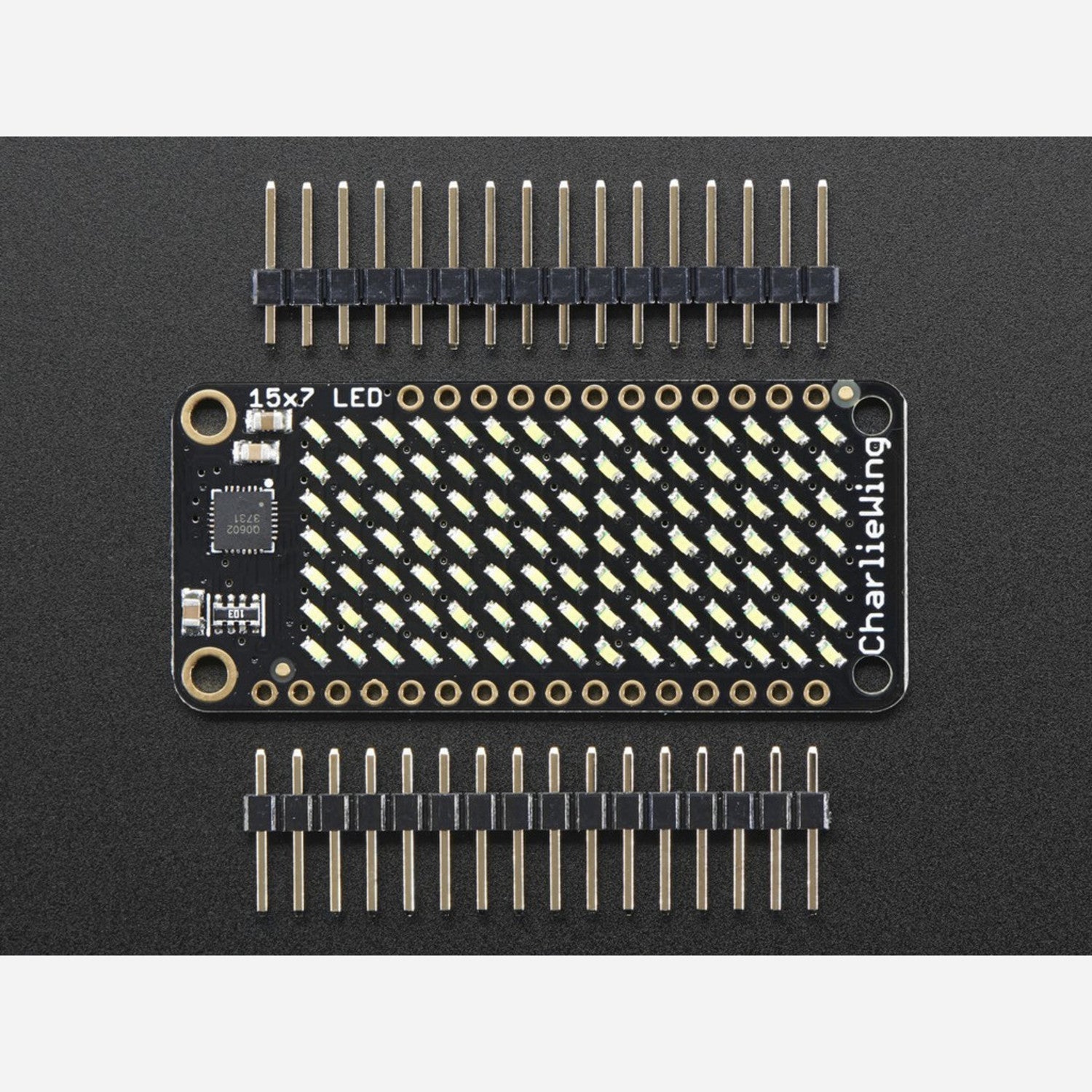 Adafruit Cool White 15x7 CharliePlex LED Matrix Display FeatherWing