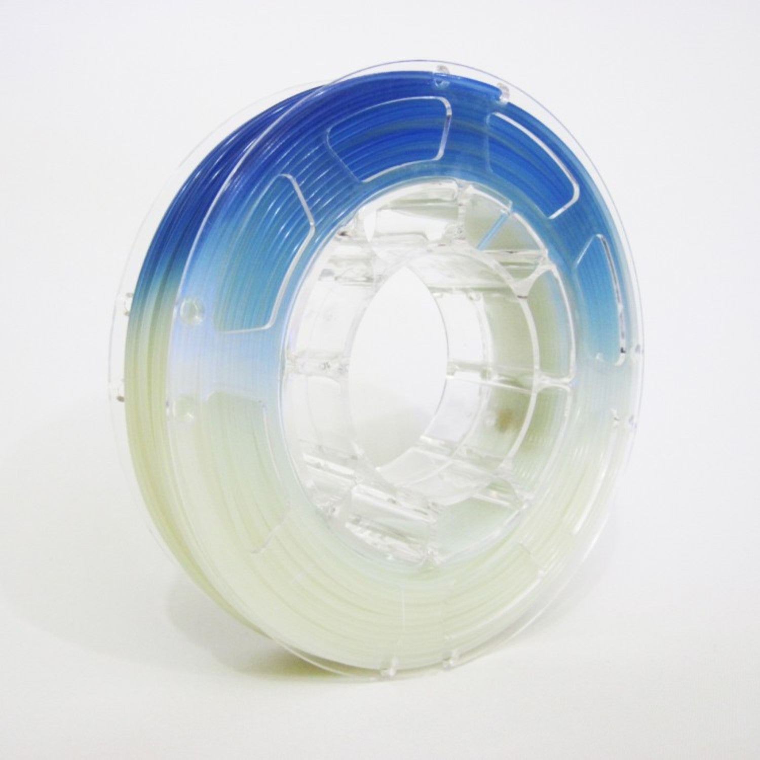 1Kg Roll of 1.75mm PLA Filament with UV - White to Blue Color Change
