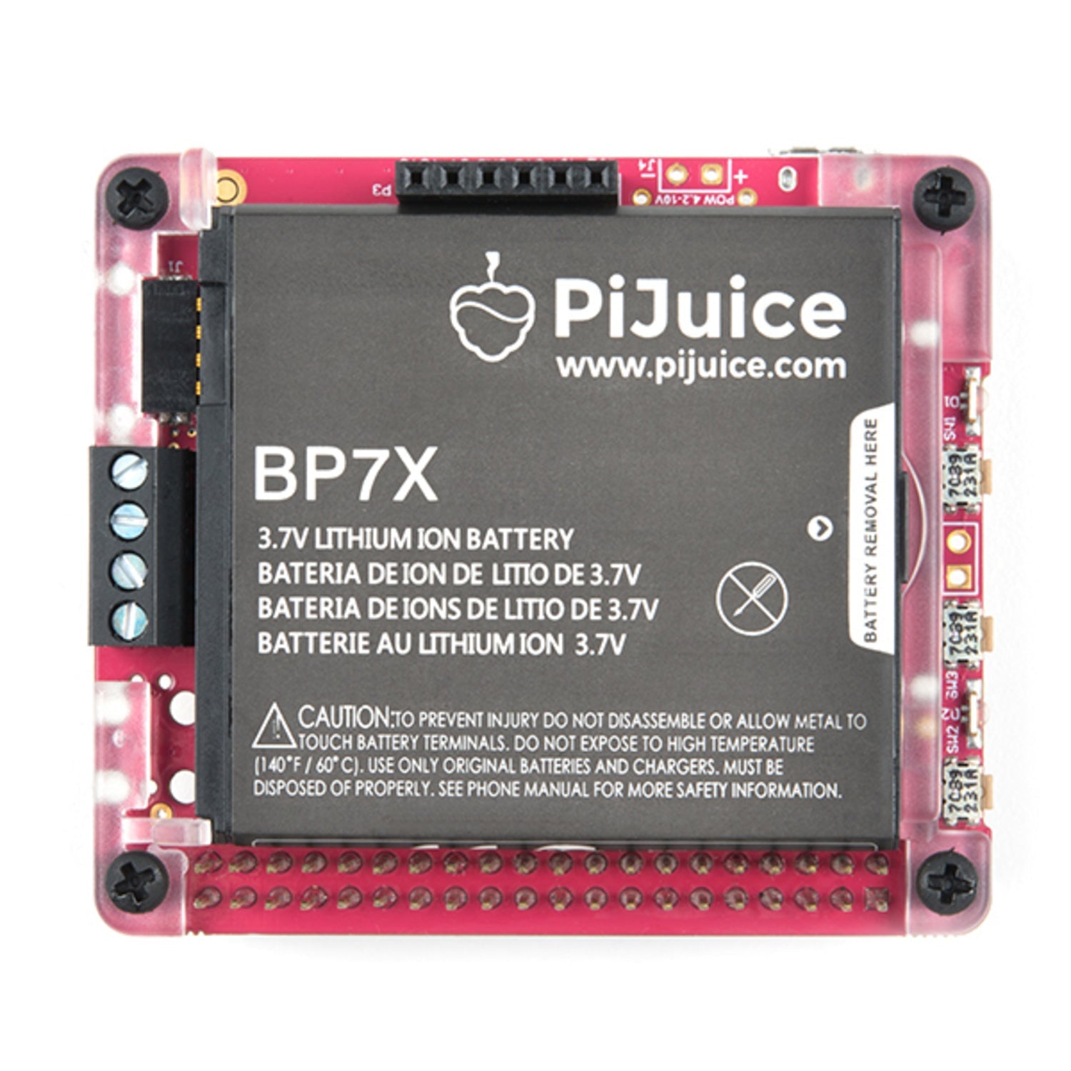 PiJuice HAT - A Compact Portable Power Solution for Raspberry Pi