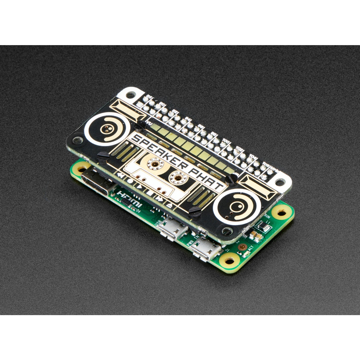 Pimoroni Speaker pHAT Accessory Kit for Raspberry Pi Zero - Ideal Audio Add - on