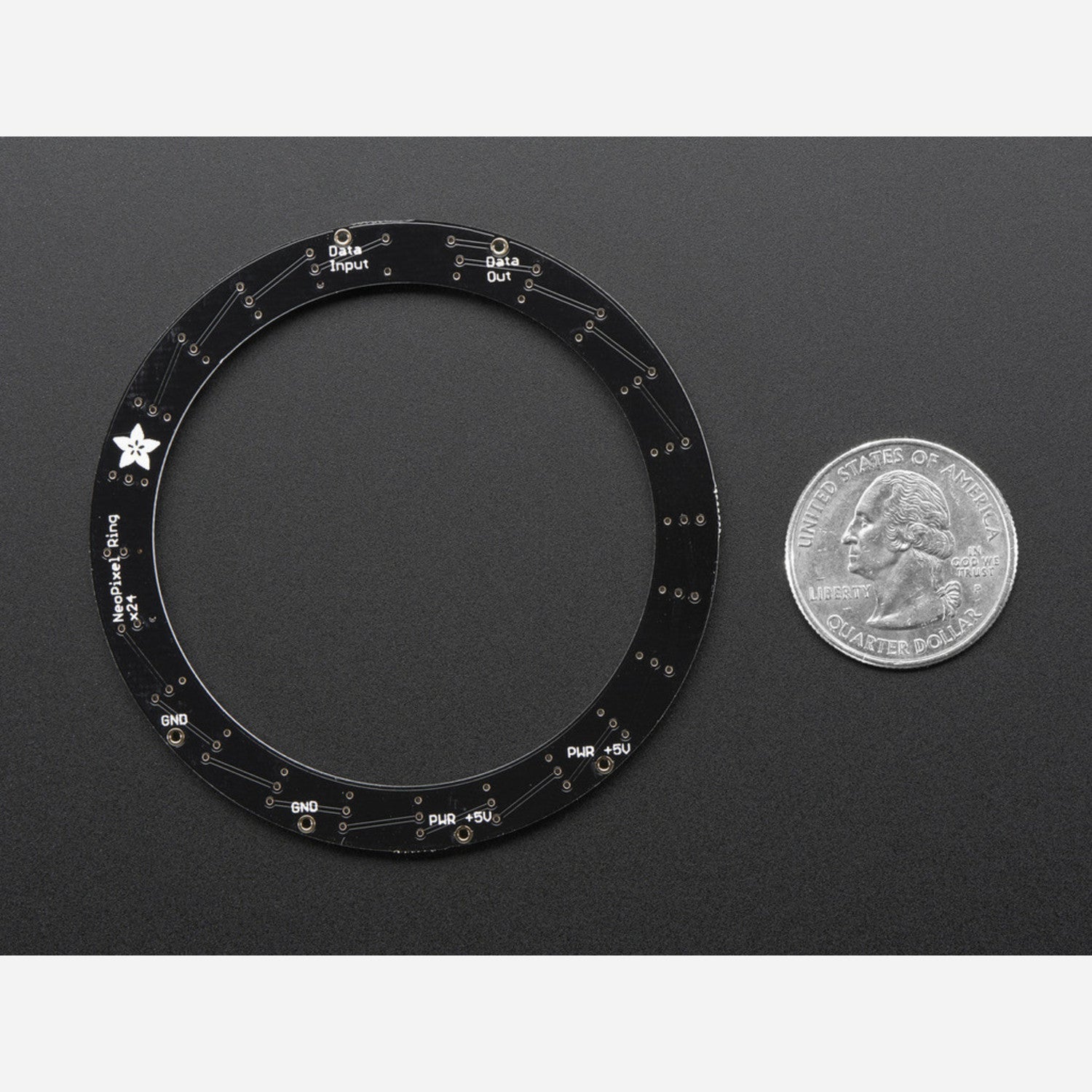 Warm White NeoPixel Ring (Approx. 3000K) - 24 x 5050 RGBW LEDs with Integrated Drivers for Exceptional Lighting Solutions