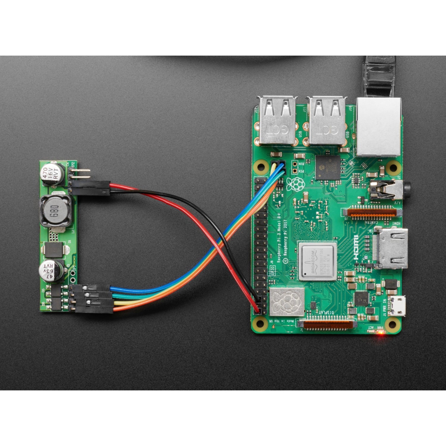 5V 1.5A Output PoE Module Compatible with Raspberry Pi 3 B+