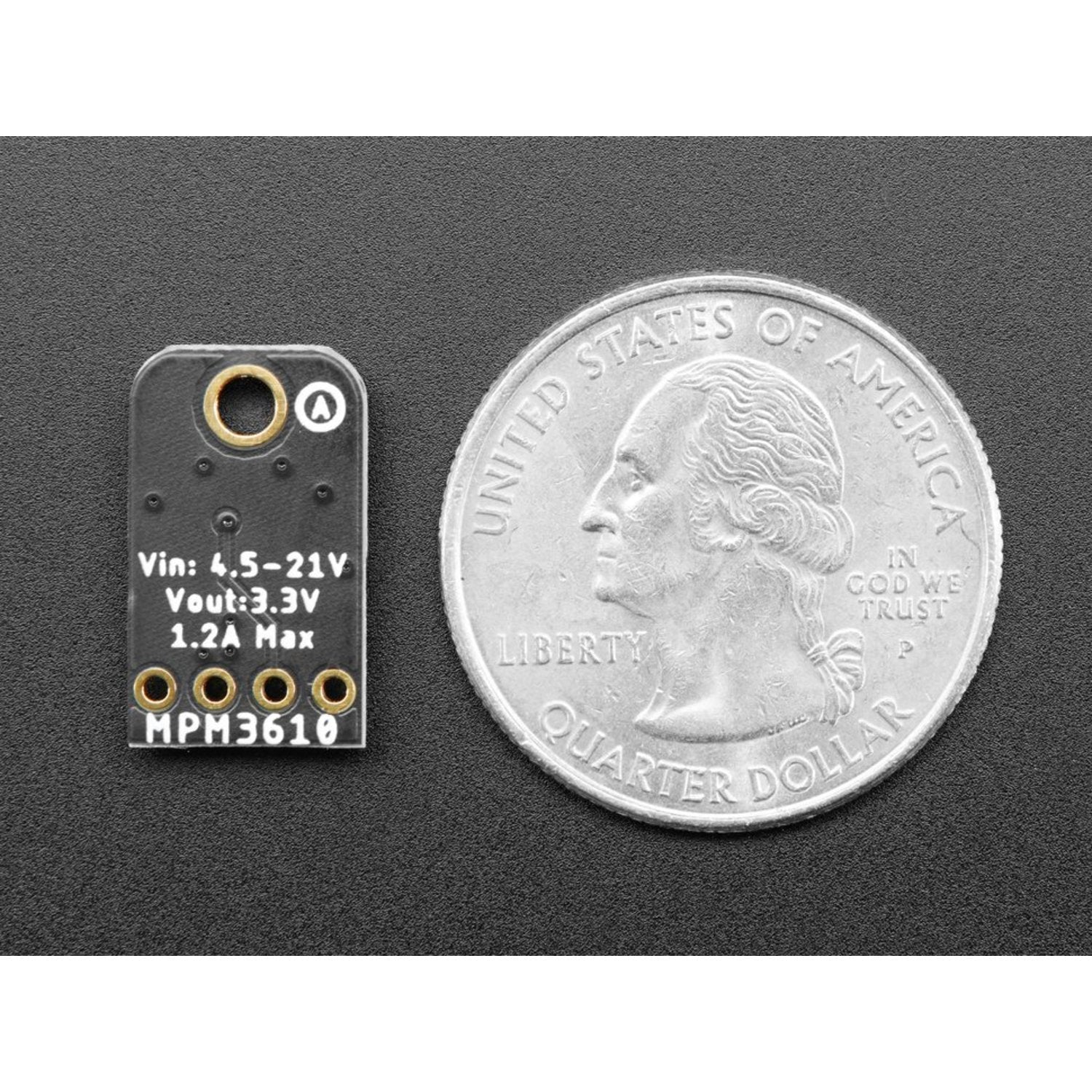 MPM3610 3.3V Step - Down Buck Converter Breakout Module: 21V Input to 3.3V Output at 1.2A