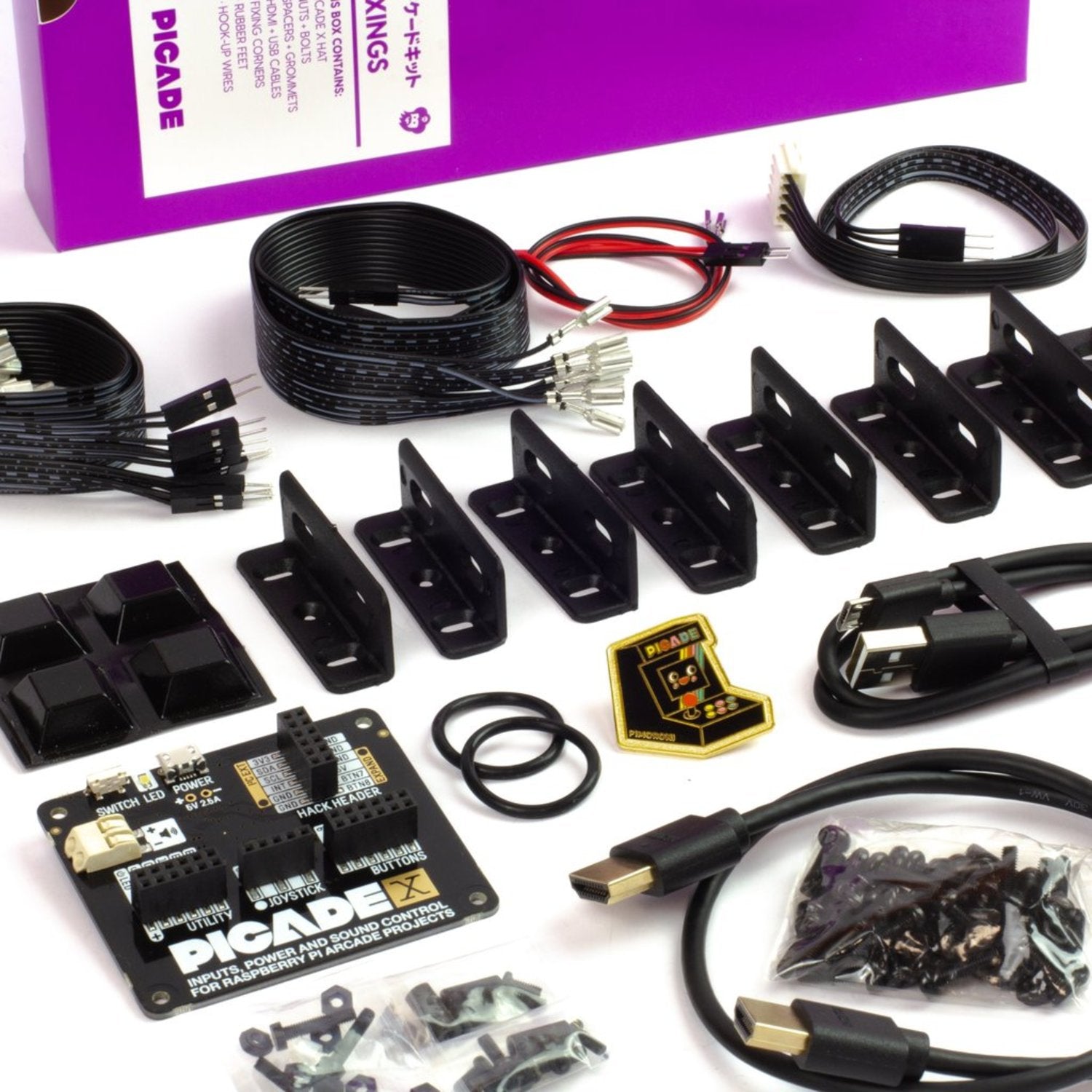 Picade - Compact 8-inch Desktop Retro Arcade Machine Kit