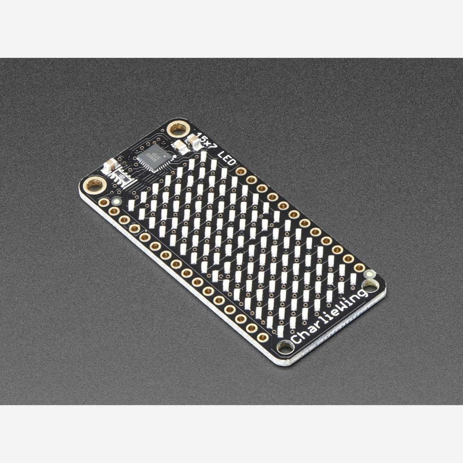 Adafruit Yellow 15x7 CharliePlexed LED Matrix Display FeatherWing for Stunning Visuals