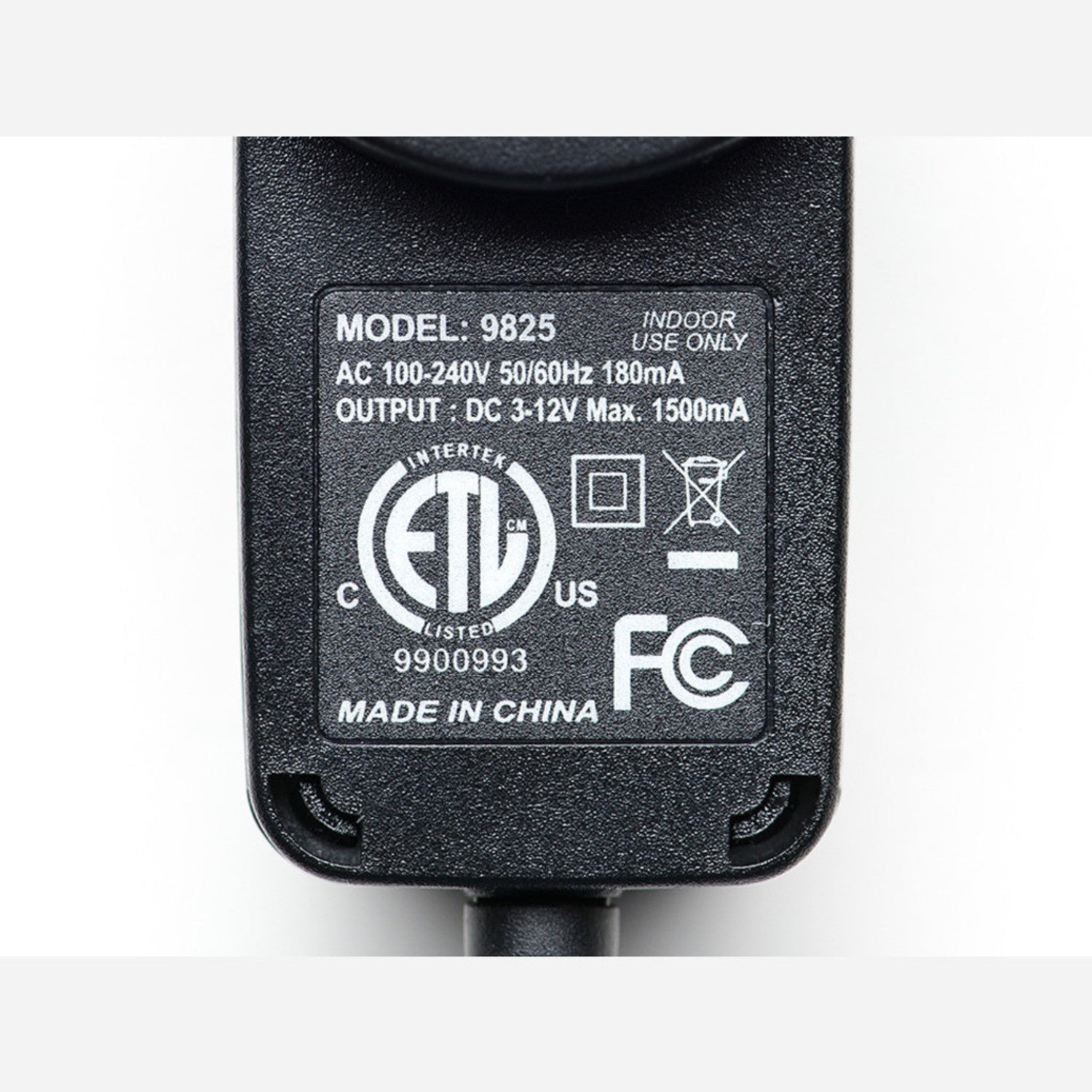 Portable and Compact Selectable Output 3 - 12VDC Switching Power Supply for Various Devices