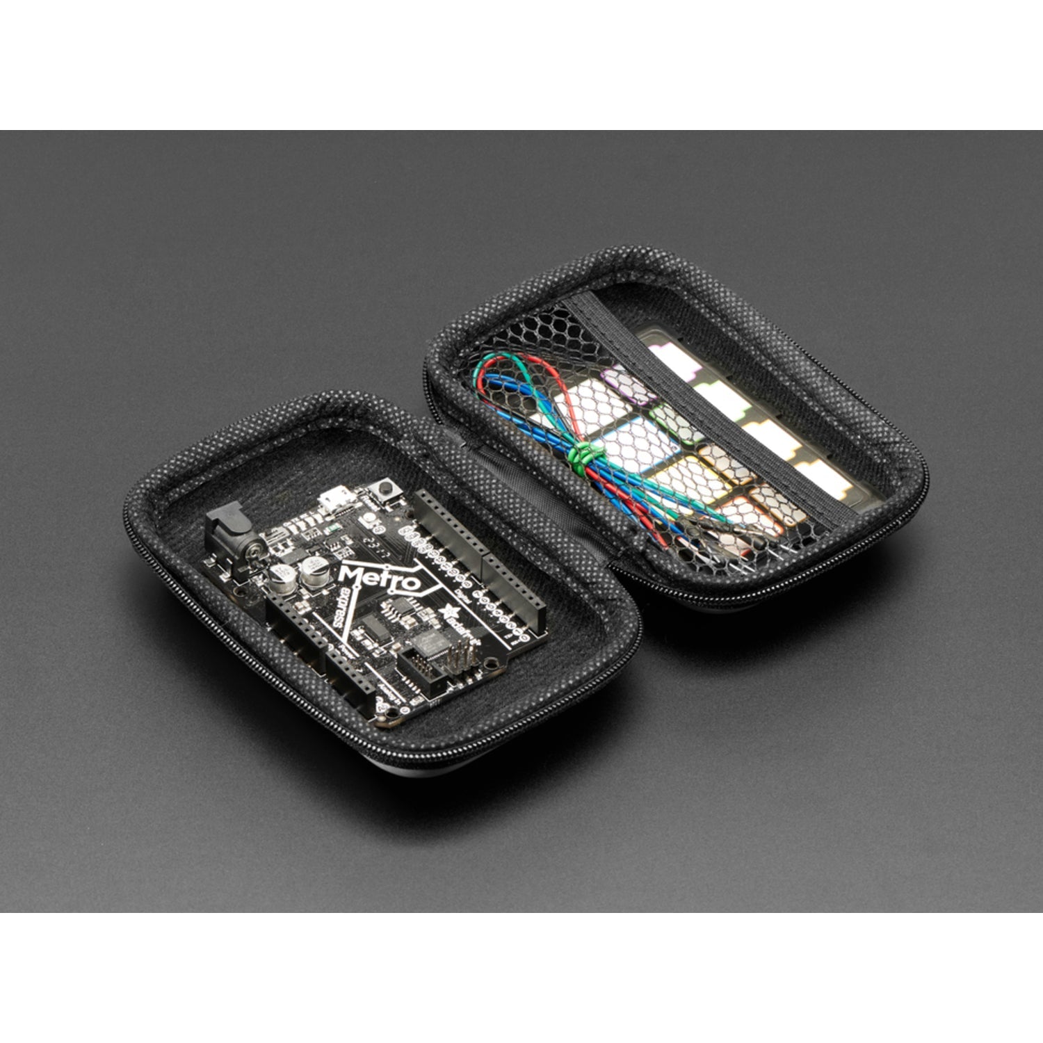 Orange, Maker-Friendly Zipper Case Ideal for Carrying Electronics