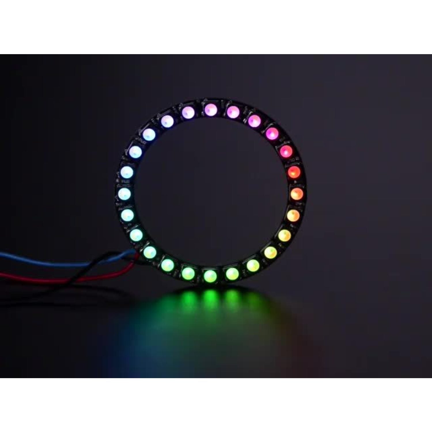 Smart Chainable NeoPixel LED Rings for Various Microcontrollers