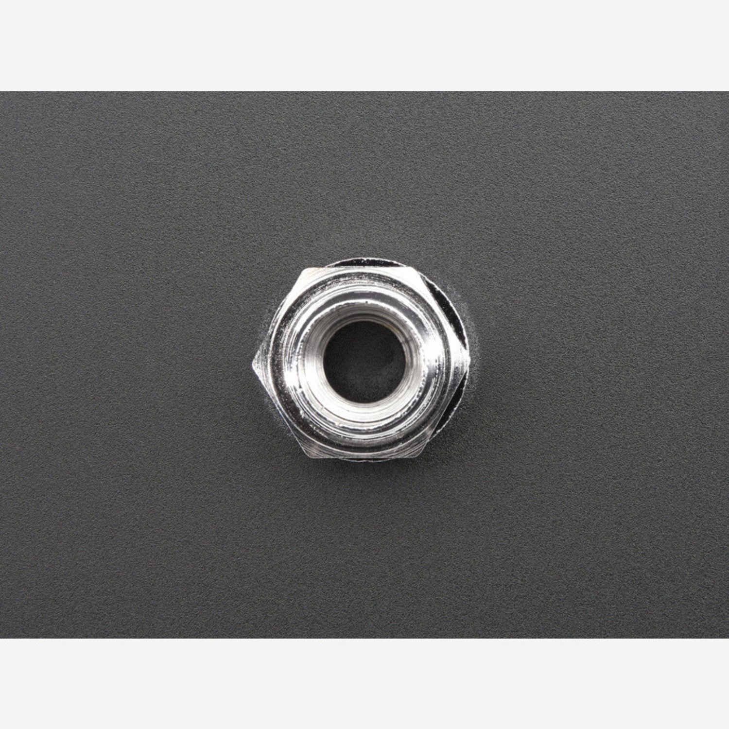 Pack of 5 - 5mm Chromed Metal LED Holders with Wide Concave Bevel