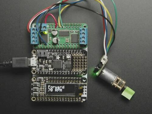 6V N20 DC Motor with 1:298 Gear Ratio and Built - in Magnetic Encoder