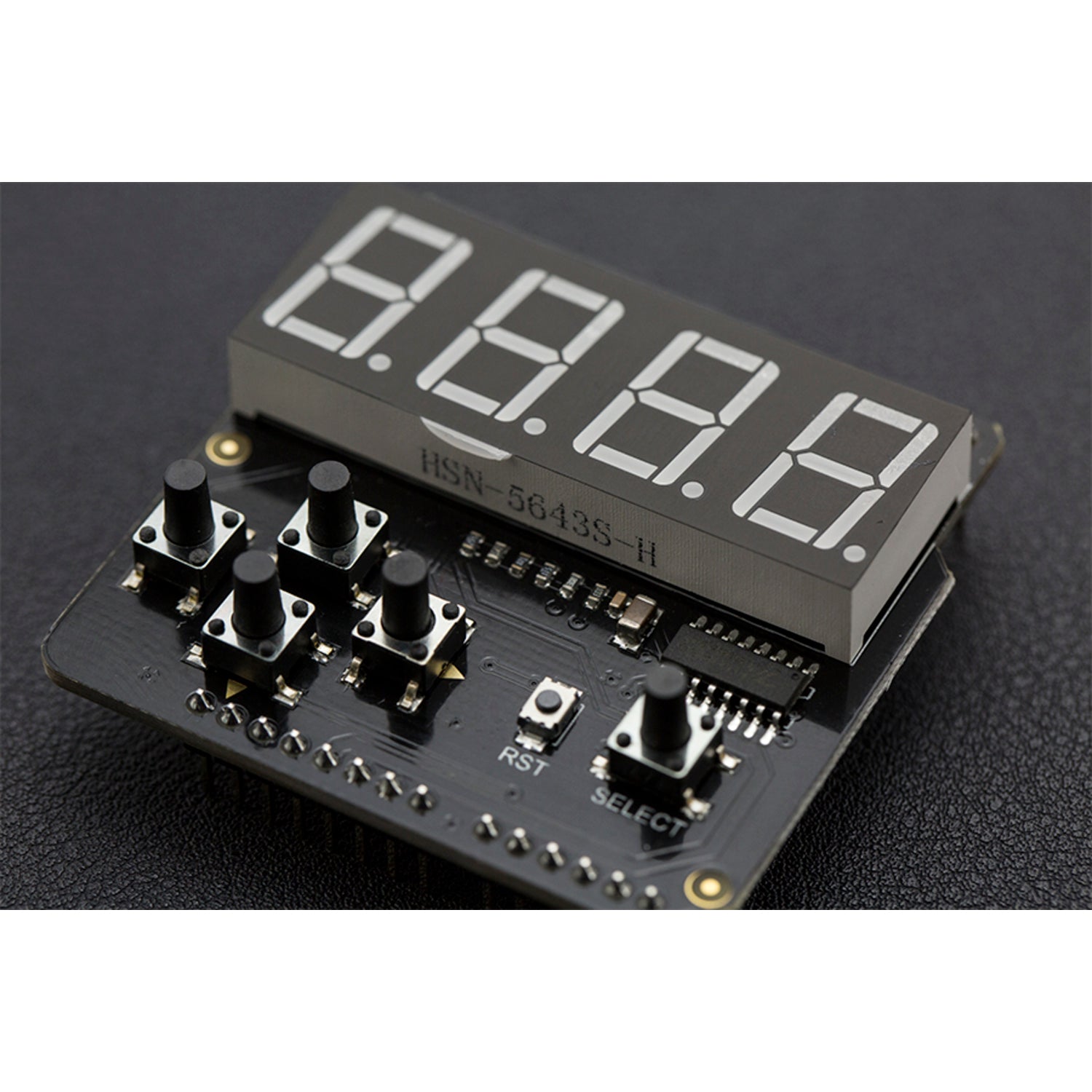 Arduino-Compatible 7 Segment LED Keypad Shield with 4-Digit Display