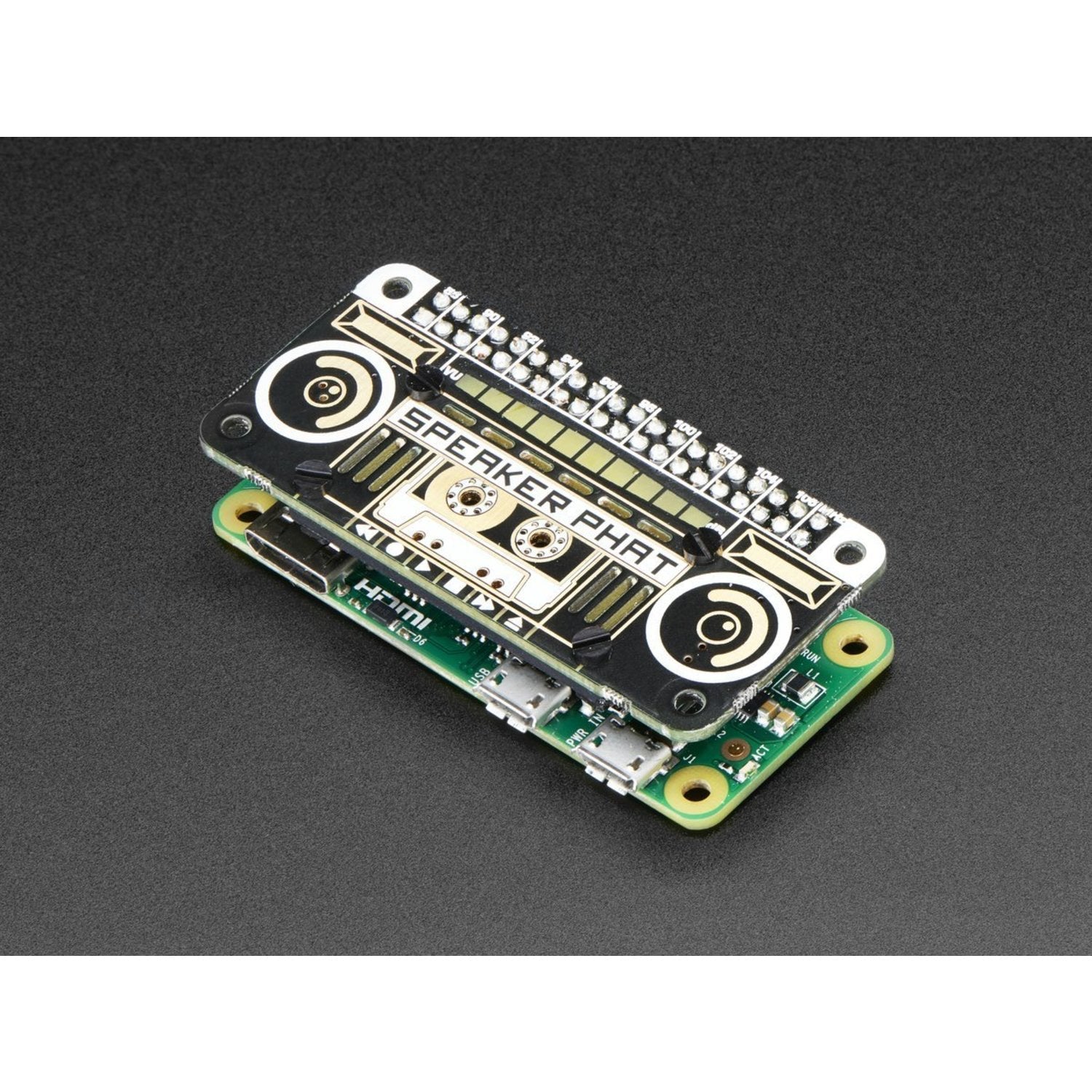 Pimoroni Speaker pHAT Accessory Kit for Raspberry Pi Zero - Ideal Audio Add - on