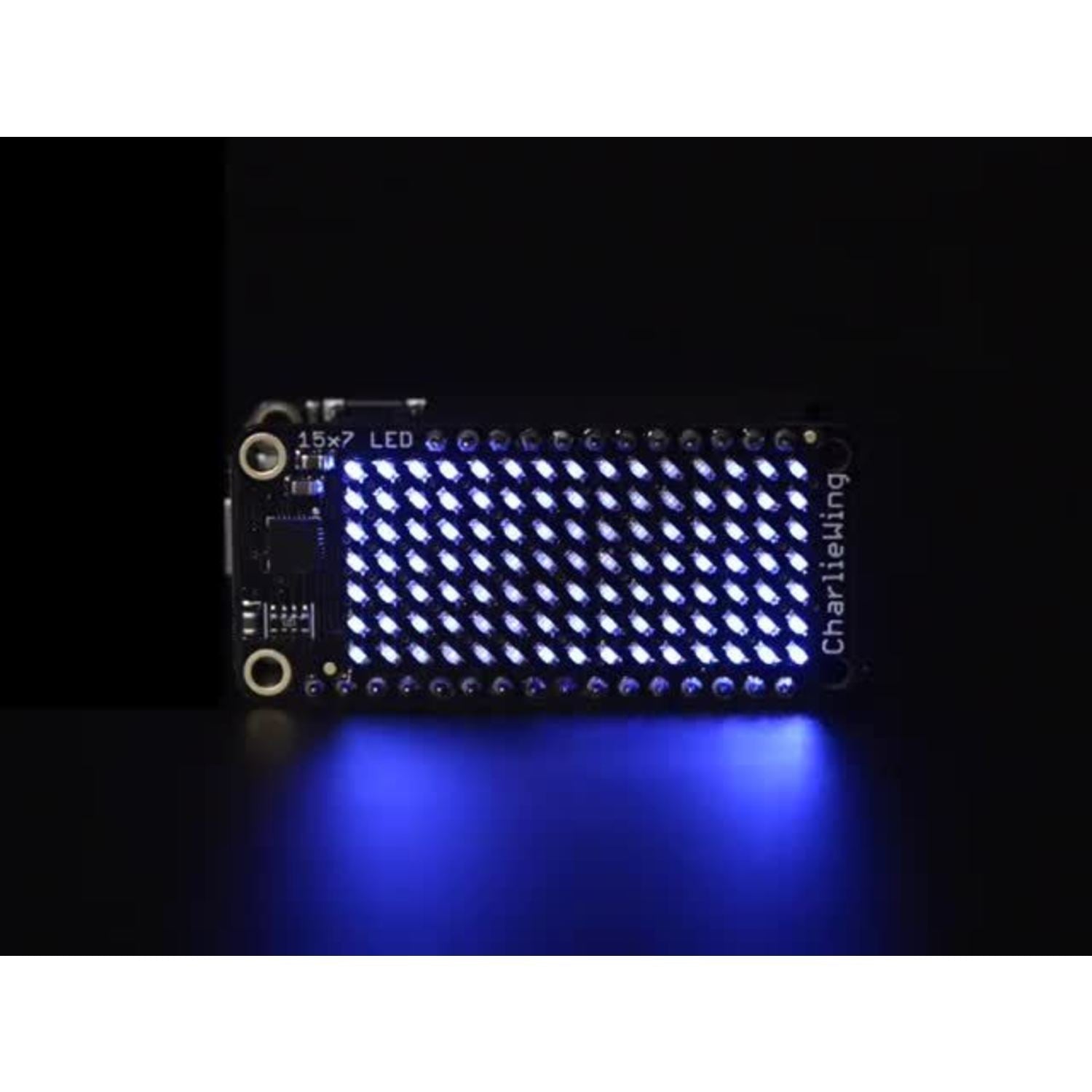 Adafruit 15x7 CharliePlexed LED Matrix Display FeatherWing Module with Warm White LEDs