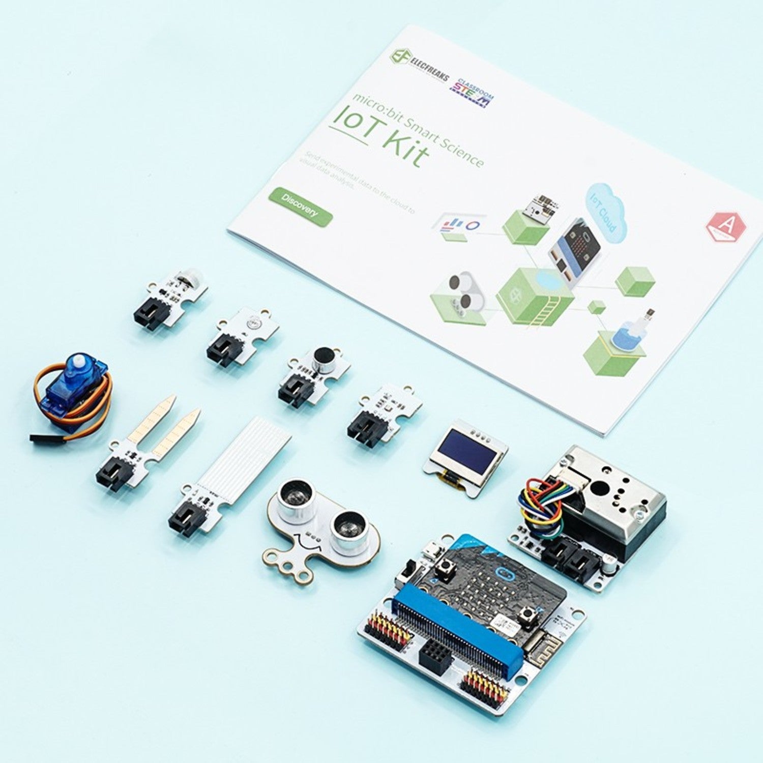 Educational Micro:bit Smart Internet of Things (IoT) Science Kit with Included Micro:bit Device
