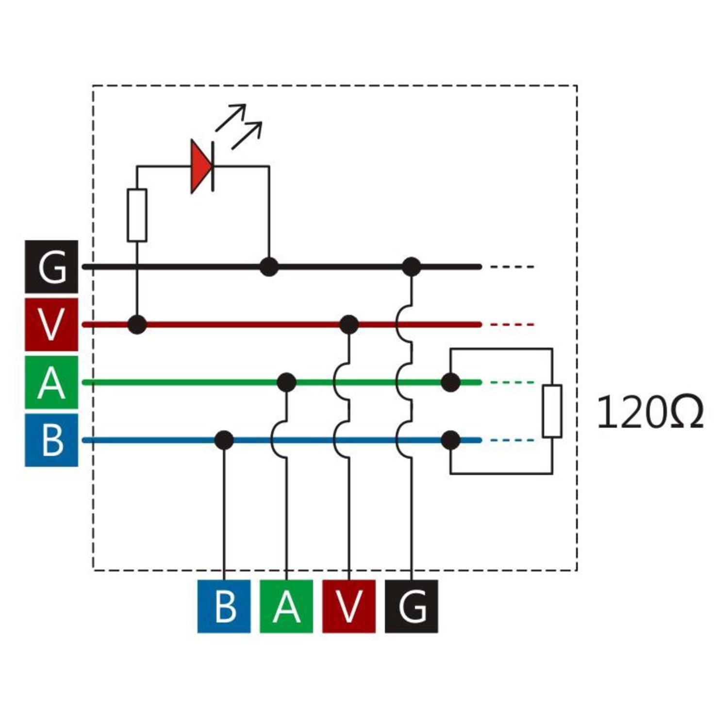 M5Stack T-shaped Connector for RS485 Communication - RS485T