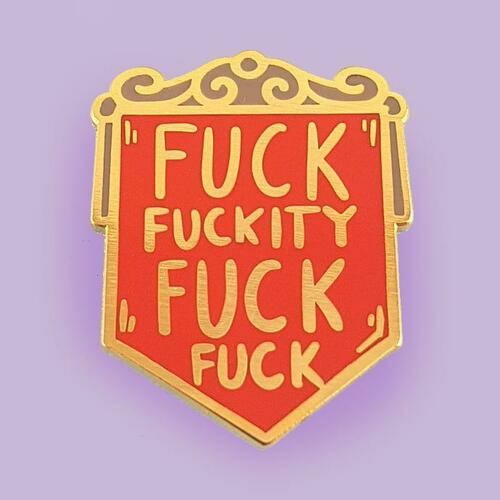 Limited Edition Colorful Gold-Backed Hard Enamel Lapel Pin
