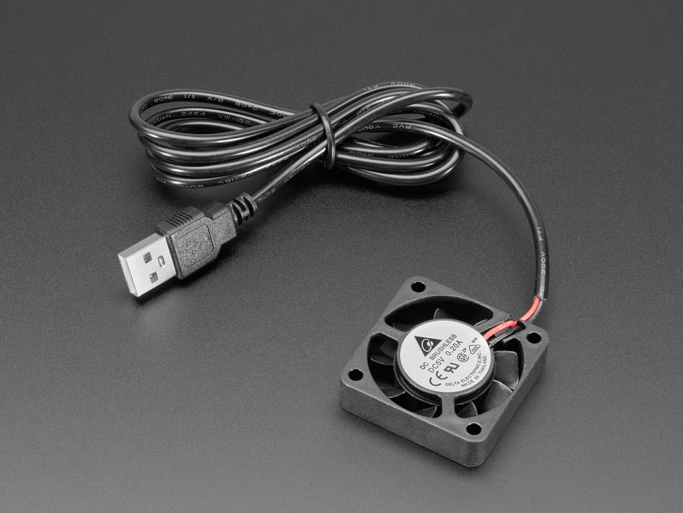 4 cm Square 5V USB-Powered Cooling Fan for Electronics