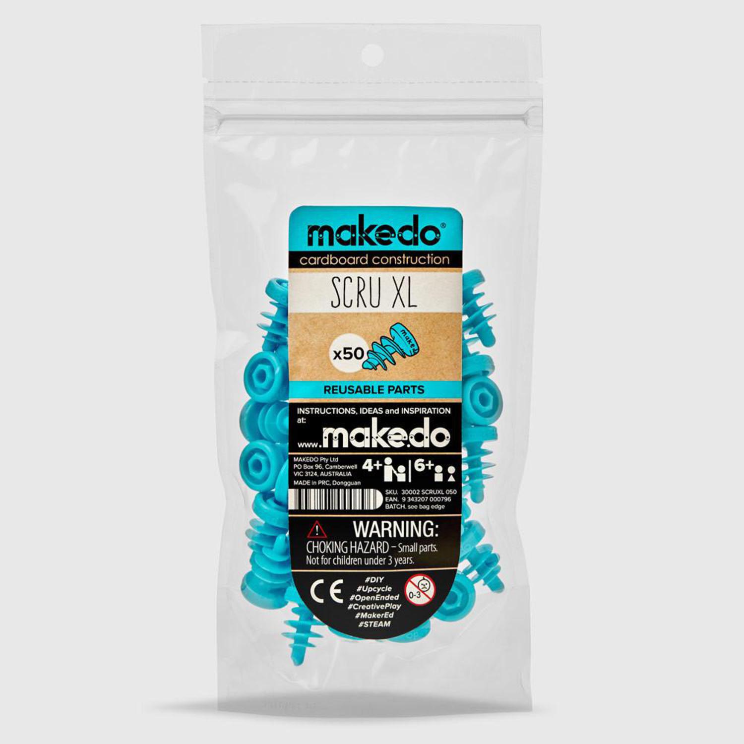 MAKEDO Scru Scru - Driver Top - up Packs for Cardboard Building