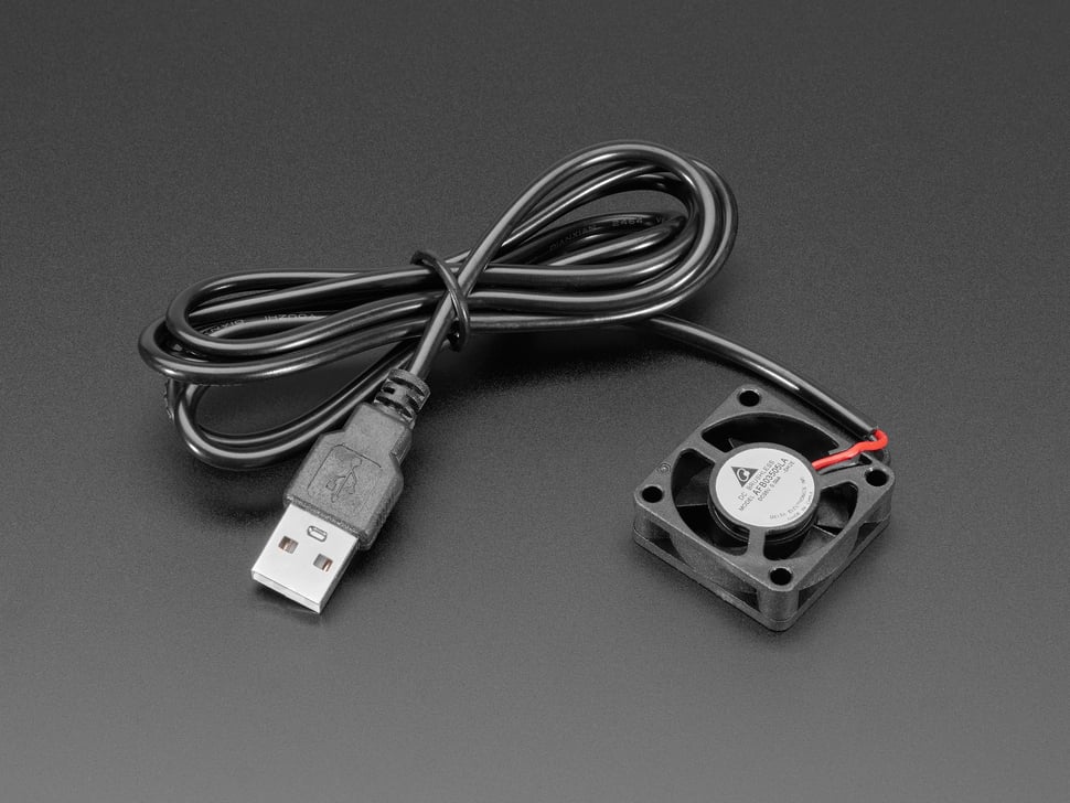 3 cm 5V Square USB-Powered Cooling Fan for Electronics