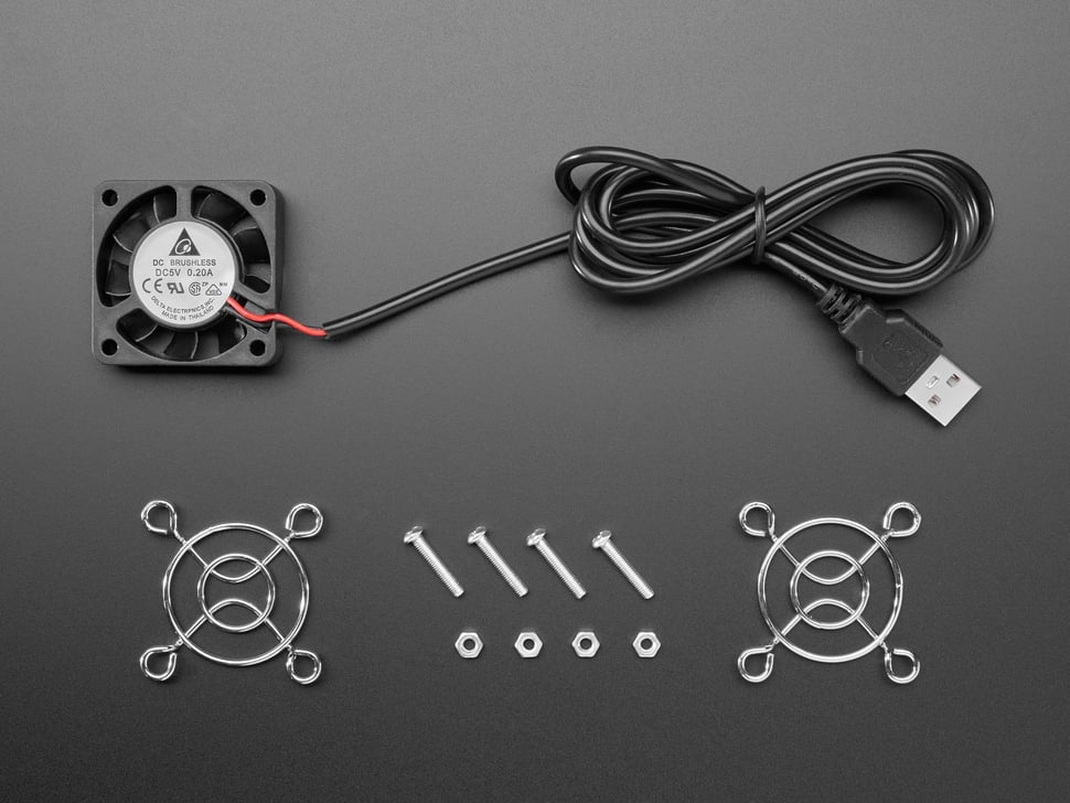4 cm Square 5V USB-Powered Cooling Fan for Electronics