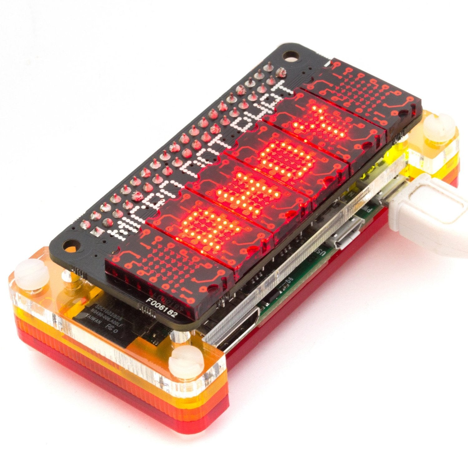 Red Micro Dot pHAT - Complete Kit for Retro Displays