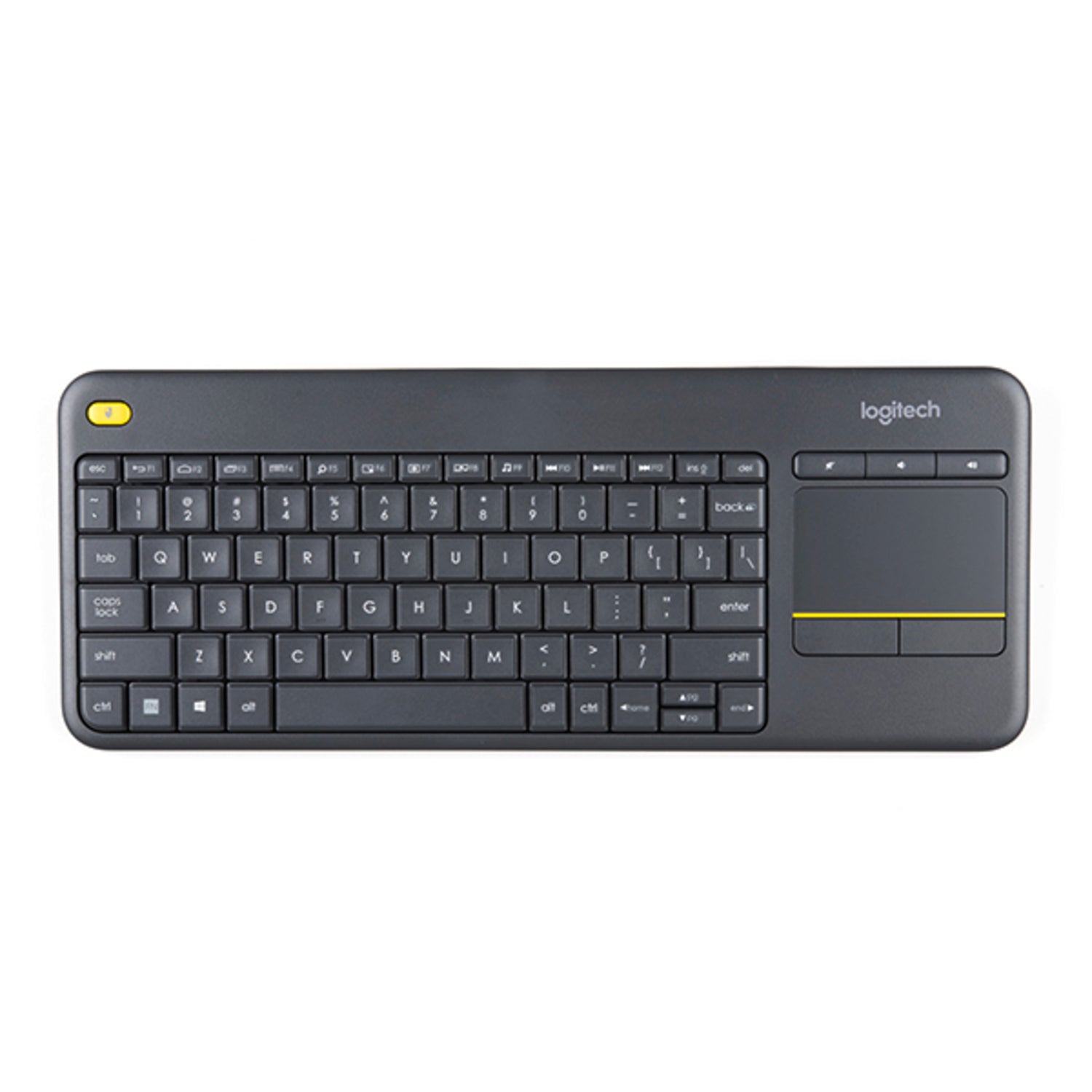 Logitech K400 Plus: Compact Wireless Keyboard with Integrated Large Touchpad