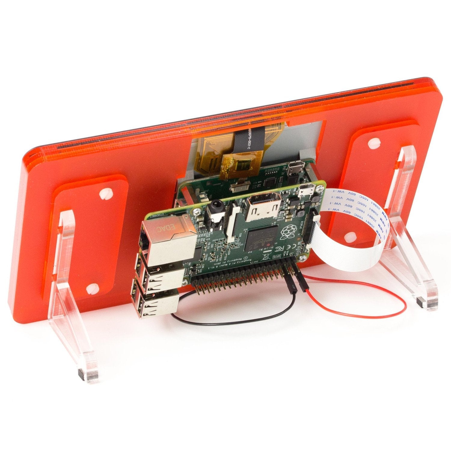 Pibow Jade Colored Touchscreen Frame for 7-Inch Raspberry Pi