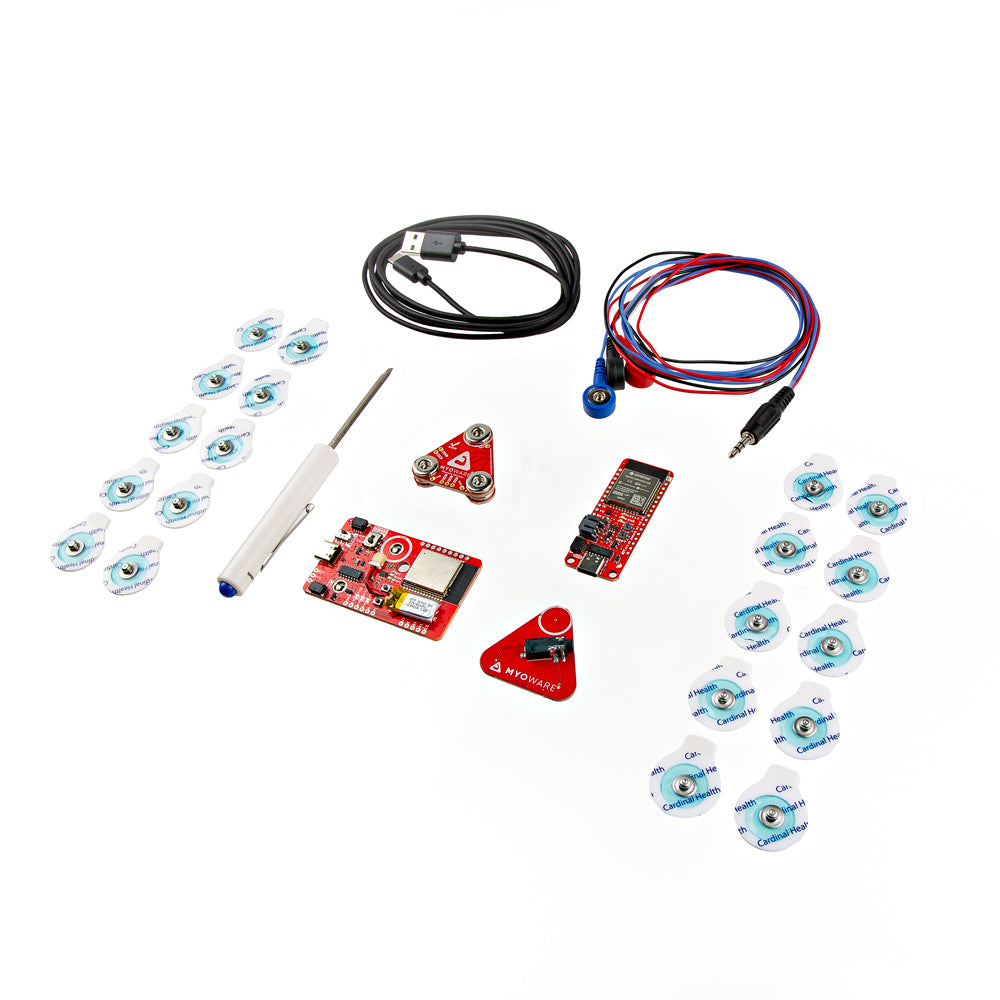 Advanced MyoWare 2.0 Wireless Muscle Sensor Kit for Comprehensive EMG Testing