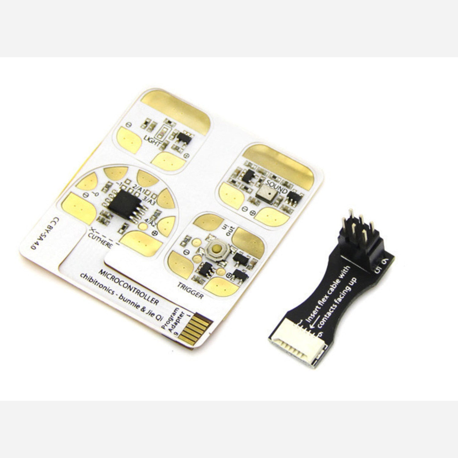 Innovative Circuit Sticker Add-on Kit with Sensors and Microcontroller
