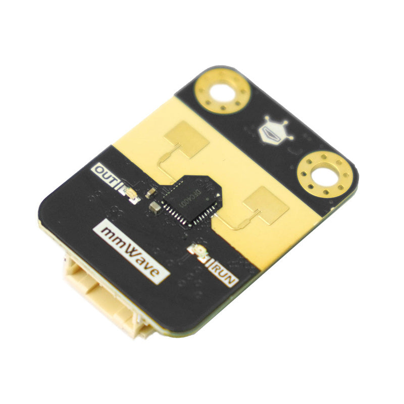 Gravity 24GHz Millimeter-Wave Human Presence Detection Sensor C4001 with 12-Meter Range, Supporting I2C and UART Communication
