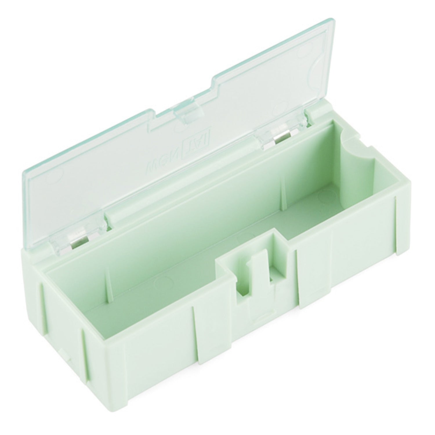 Set of 4 Medium-sized Modular Transparent Plastic Storage Boxes for Organizing Small Parts