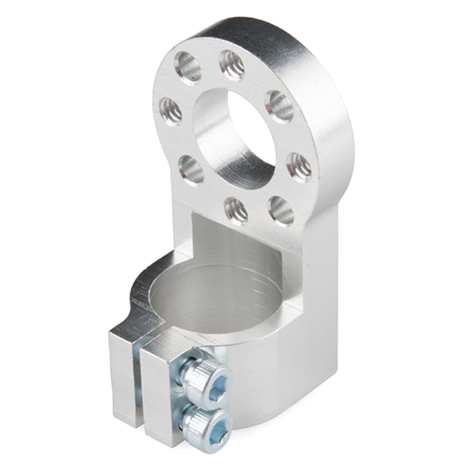 90 Degree Clamping Hub with 5/8 Bore for Shaft and 1/2 Bore for Hub