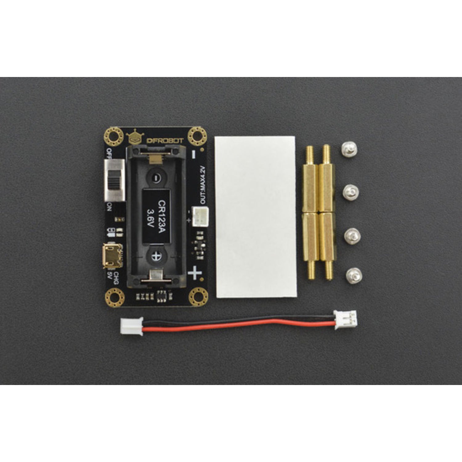 High - capacity CR123A Li - ion Battery Holder for micro:bit Maqueen Educational Robot