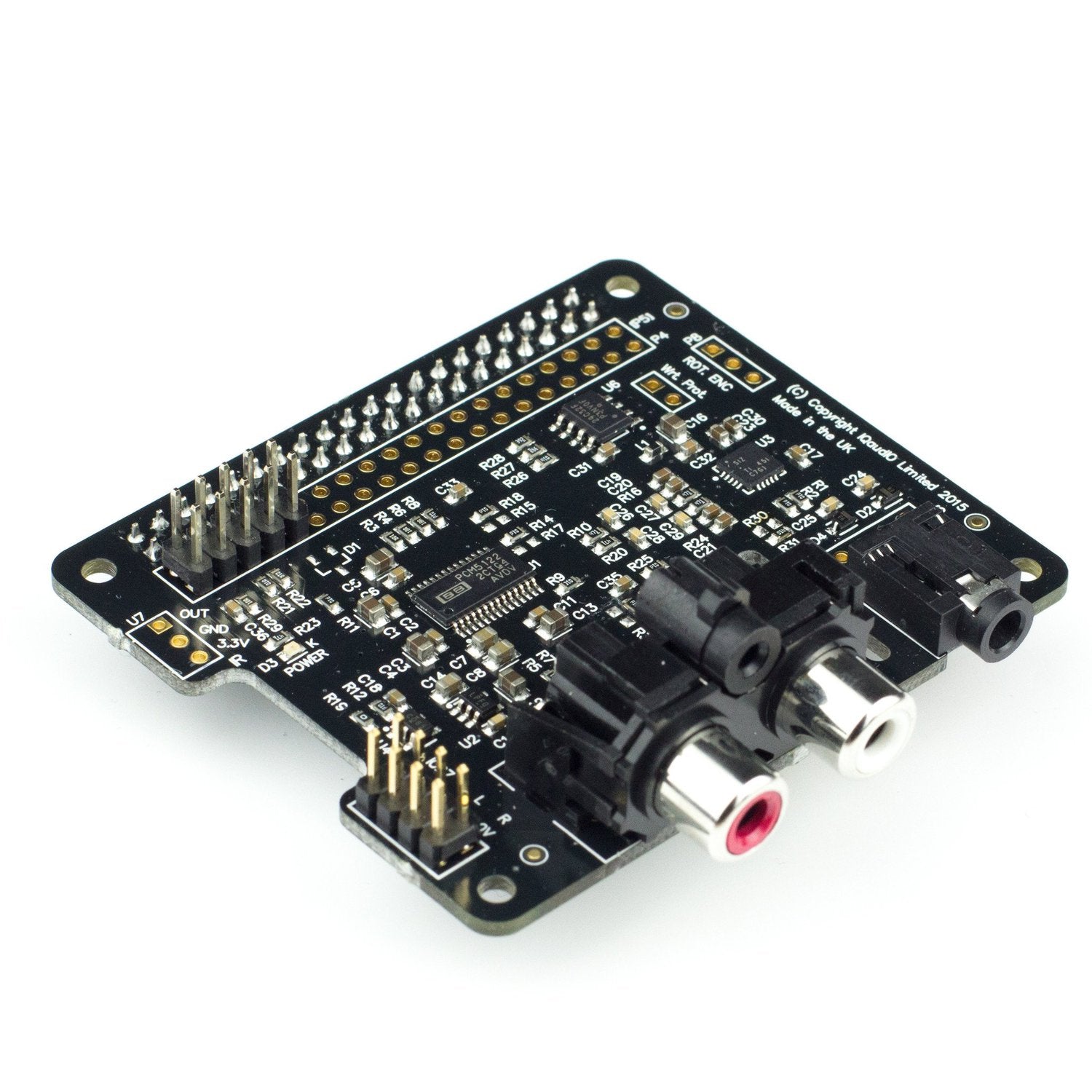 IQaudIO Pi - DAC+ High - Performance Audio Card for Raspberry Pi