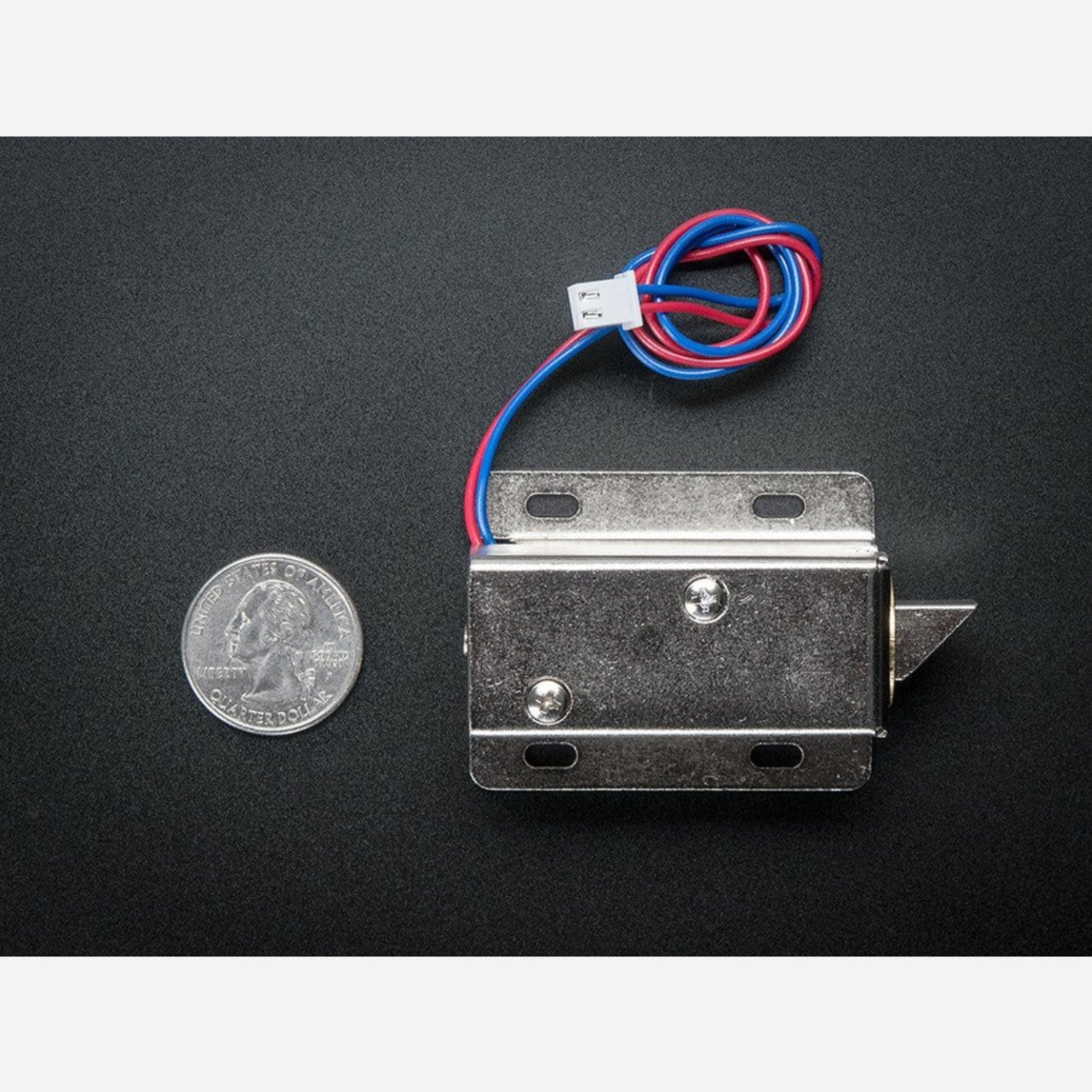 Powerful 12VDC Lock-style Solenoid for Cabinets, Safes, and Doors