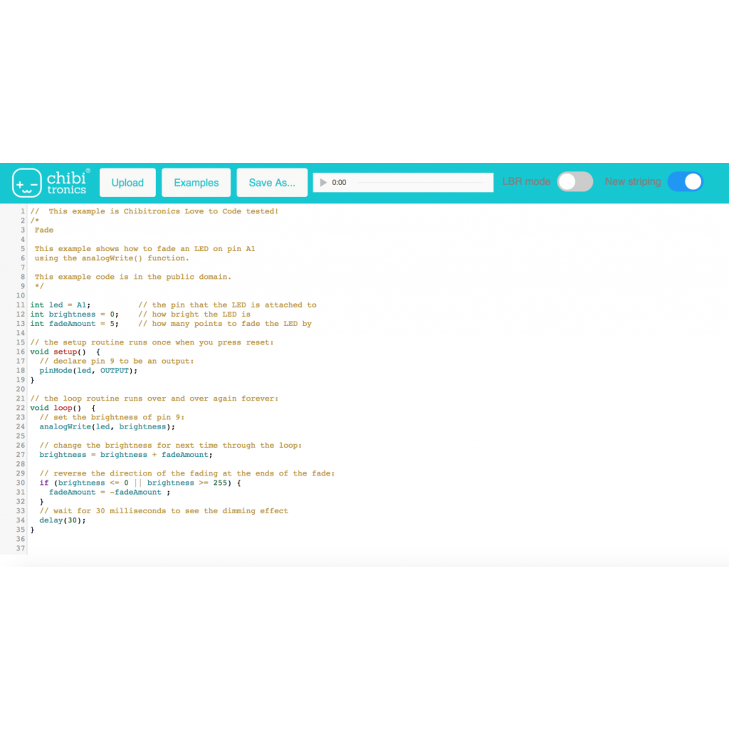 Chibitronics Love to Code: Smart Chibi Chip Controller with Cable