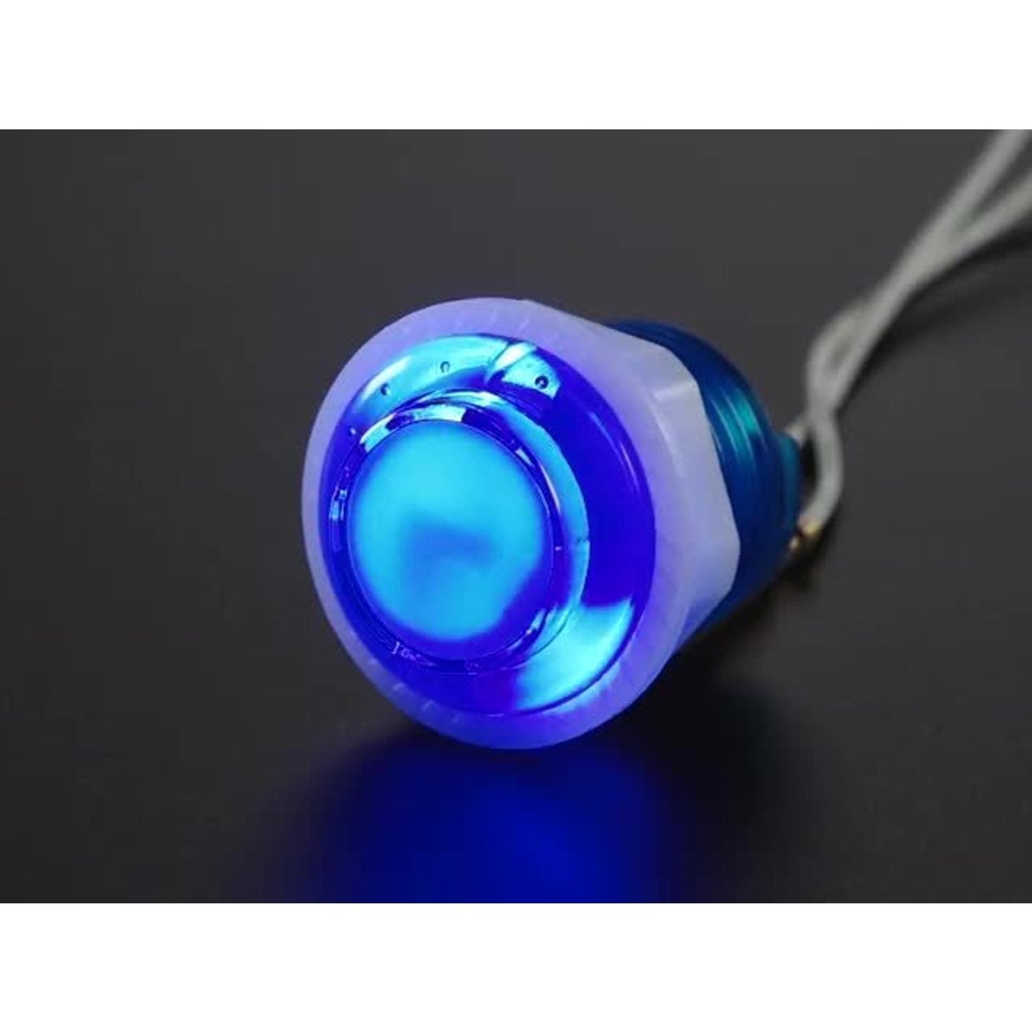 24mm Translucent Red Miniature LED Arcade Control Button