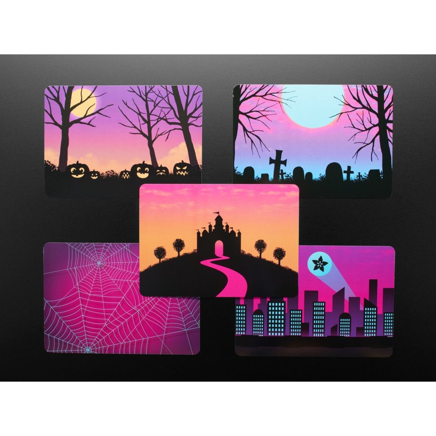 Adafruit High - quality Electronic Halloween Card Set (Pack of 5)