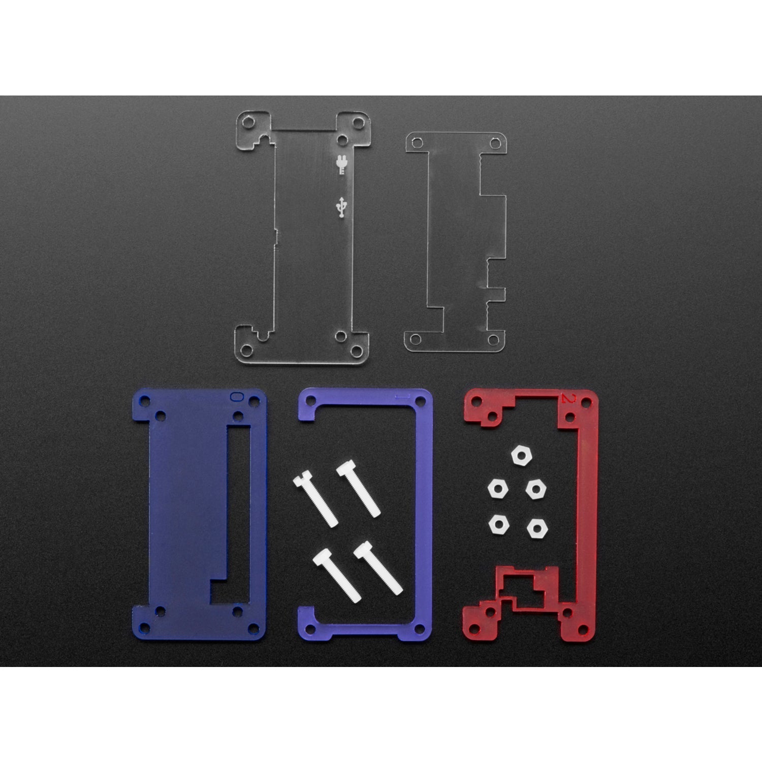 Transparent Acrylic Protective Case for Raspberry Pi Zero W